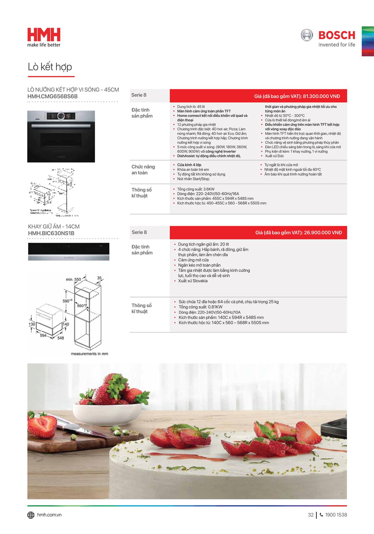 Catalogue Bosch Hmh 2022 - Thiết Bị Nhà Bếp Đức