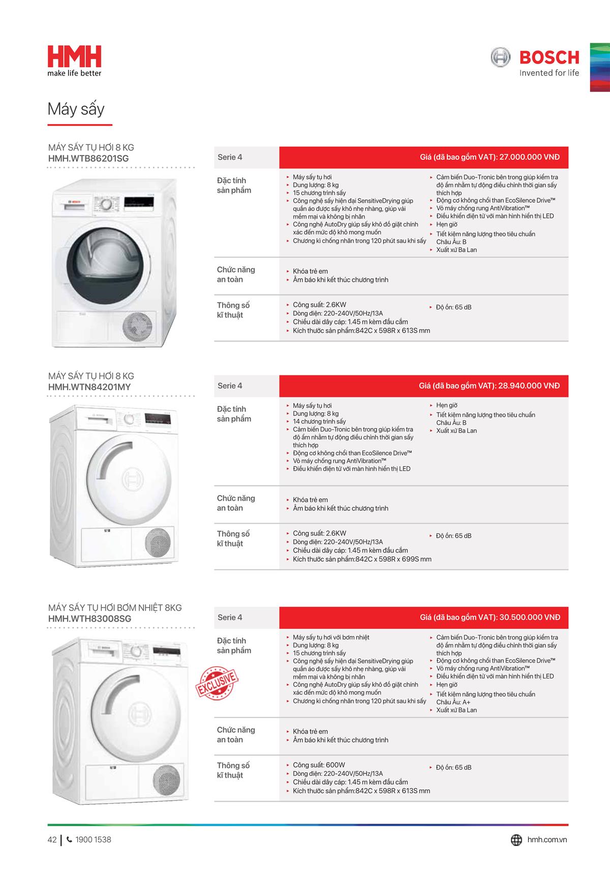 Catalogue Bosch HMH 2022 - Thiết Bị Nhà Bếp Đức