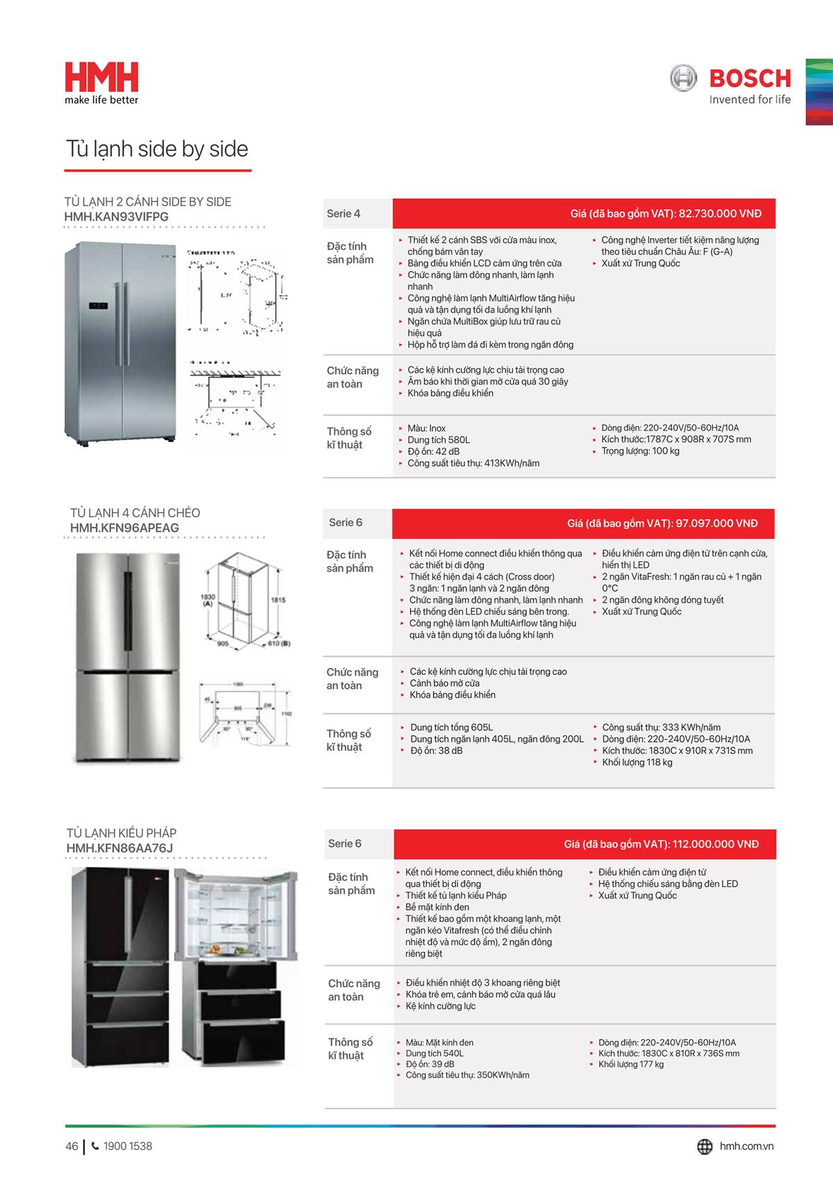 Catalogue Bosch HMH 2022 - Thiết Bị Nhà Bếp Đức