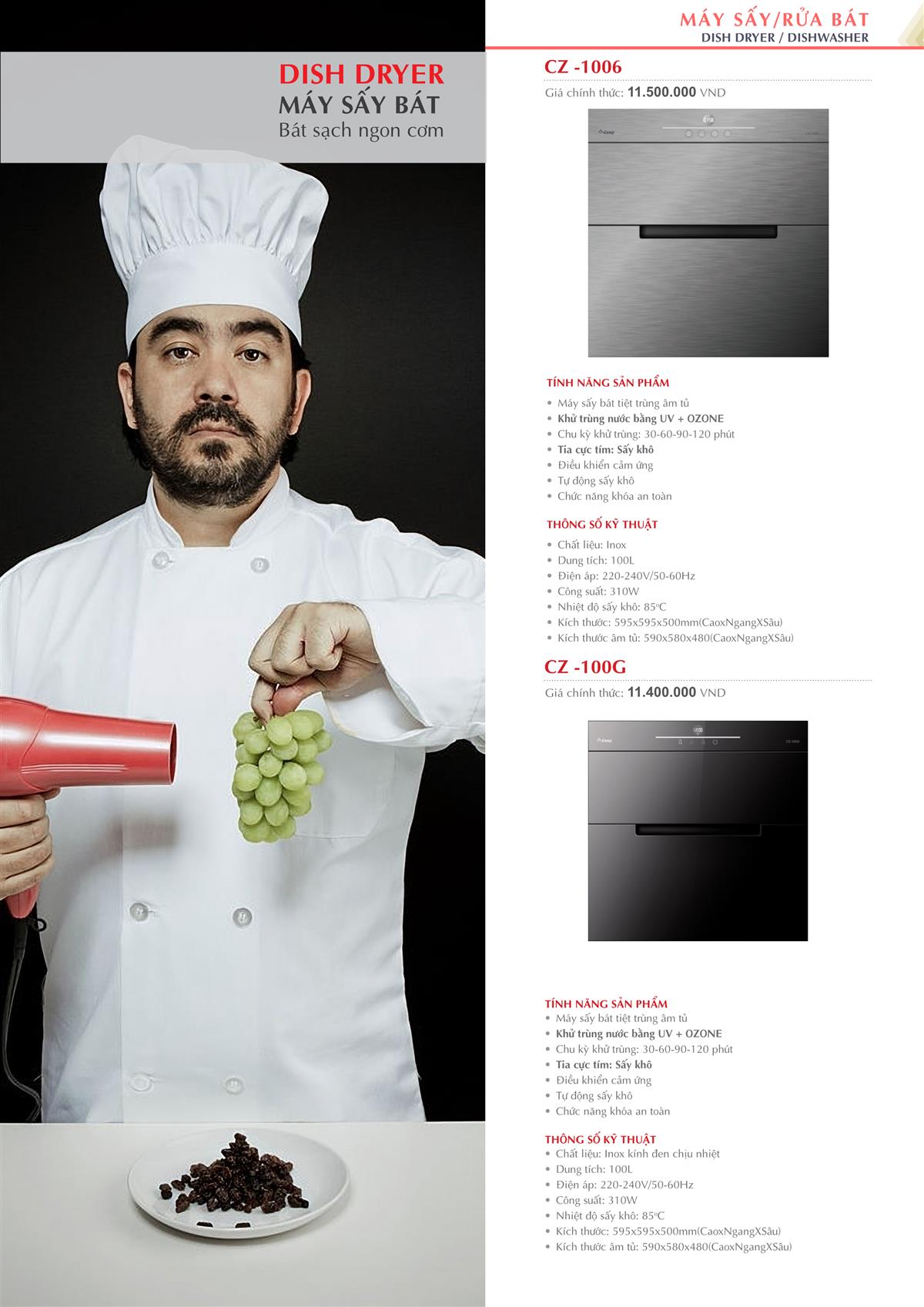Catalogue Canzy 2022 - Thiết Bị Nhà Bếp Ý